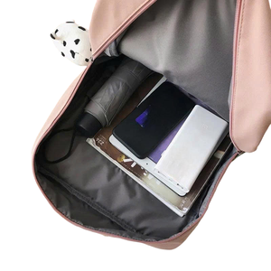 Sac à dos imperméable à la mode simple pour les étudiants du secondaire fabriqué en polyester durable avec fermeture à glissière du Vietnam - Product Image 3