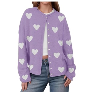 Women’s Classic Button-Up Knit <b>Cardigan</b> <b>Sweater</b> - Product Image 6