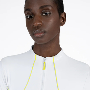 Chemise d'équitation athlétique pour femmes, légère, respirante, anti-humidité, tissu extensible, haut d'équitation, confort estival - Product Image 3