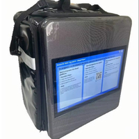Mochila Publicitaria Digital con Pantalla LCD de 18.5 Pulgadas para Reparto de Comida al Aire Libre