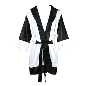 Robes de boxe en satin super douces de qualité professionnelle, designs personnalisés, pour les soirées de combat - Product Image 3