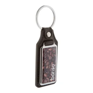 "Customized PU <b>Leather</b> Ticket <b>Keychain</b> for Promotional Merchandising" - Product Image 1