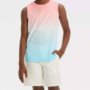 OEM niños sin mangas costilla chaleco verano niños algodón camiseta sin mangas para niños y niñas nuevo logotipo para los hombres - Product Image 4