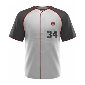 Logo personnalisé uniforme de baseball léger surdimensionné à prix bon marché uniforme de baseball pour unisexe - Product Image 2