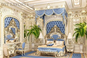 Cama de Madera de Teca Estilo Barco Maharaja Tradicional, Cama de Primera Calidad para Hogares Reales, Fabricantes de Camas de Madera Tamaño King en Australia - Product Image 5