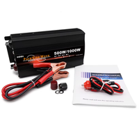 Convertisseur d'énergie HOULI monophasé à onde sinusoïdale pure DC 12V AC 220V 1000W, efficacité 90%, pour usage domestique, automobile et camping-car, 50/60Hz