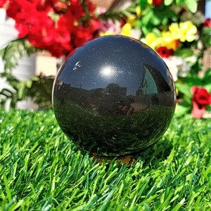 Bola de turmalina negra natural al por mayor, piedra curativa de ágata pulida, esferas de piedras preciosas Feng Shui fabricadas, fuente confiable - Product Image 4