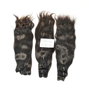 Extensions de cheveux humains de temple indien ondulés profonds noirs naturels vierges non traités Cheveux humains de vague vietnamienne bon marché - Product Image 6