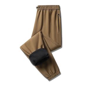 Pantalones Deportivos Unisex de Alta Calidad, Bordados, Casuales, de Invierno, Gruesos, de Forro Polar, Impermeables, Resistentes al Viento, Cálidos, para Hombre y Mujer, Talla XL, de Color - Product Image 6