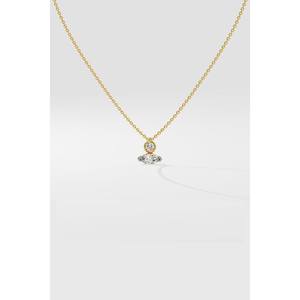 Sólido 10K oro blanco pera laboratorio cultivado diamante collar boda aniversario joyería con GIA & IGI certificados para mujeres - Product Image 5