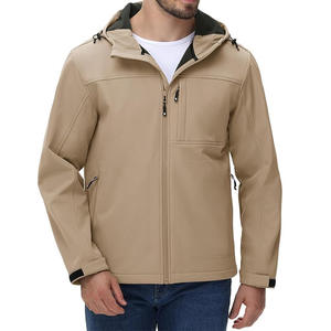 Chaqueta cortavientos Softshell para hombre personalizable, a prueba de viento, duradera, tiras reflectantes, servicio OEM/ODM - Product Image 3