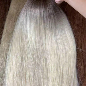 Prix de gros brut usine en vrac Ombre Extensions de cheveux humains 100% vietnamien couleur droite de haute qualité - Product Image 2
