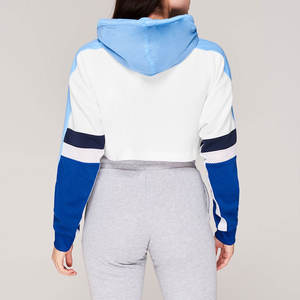 Sweat à capuche en molleton pour femme, 100% coton, uni, broderie sur le devant, impression de logo personnalisé - Product Image 3