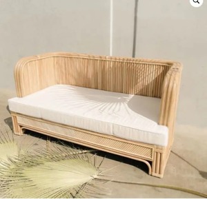 Sofá mimbre hecho a mano, sofá mimbre, muebles Ratán - Product Image 4