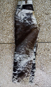 Pantalones Largos de Piel de Vaca de Primera Calidad, Estilo Occidental Informal Unisex, con Logotipo de Marca Personalizado - Product Image 2