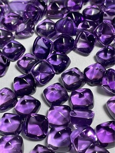 พลอยเมห์ราจูดิน รับรองโดยผู้เชี่ยวชาญภายนอก 2-5 กะรัต สีม่วง 6-8 กะรัต พลอยประจำเดือนกุมภาพันธ์ ขายดีมาก ขนาด 8x8 มม. พลอยธรรมชาติแบบเม็ดเดี่ยว - Product Image 3