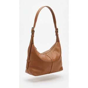 Borsa a Spalla Morbida in Vera Pelle Dollaro per Donna - Made in Italy - Art. 26061" - Product Image 2