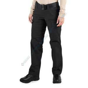 Pantalones tácticos casuales ligeros Durable con cintura media ajustable Secado rápido y tela suave para senderismo - Product Image 2