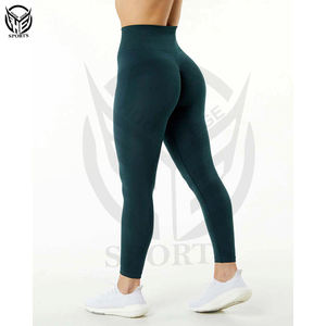 Servicio OEM, Precio al por Mayor, Pantalones de Compresión de Cintura Alta, Leggings Deportivos para Mujer - Product Image 2