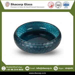 El mejor producto de cuencos de vidrio de doble color cortados a mano disponibles a un precio razonable de la India - Product Image 2