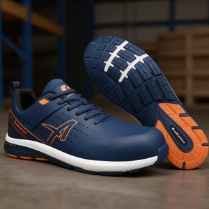 Calzado de Seguridad VIGOR 2 IMPULSE BLUELOW S3S EN ISO 20345:2022, Talla 46, Azul/Naranja, Alta Visibilidad para Mayor Seguridad en el Lugar de Trabajo - Product Image 3