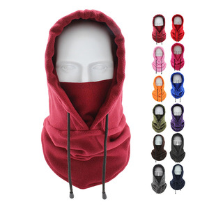 Pasamontañas Térmico de Forro Polar, Gorro de Invierno con Capucha, Calentador de Cuello de Forro Polar, Gorro de Forro Polar para Deportes al Aire Libre y Esquí - Product Image 1