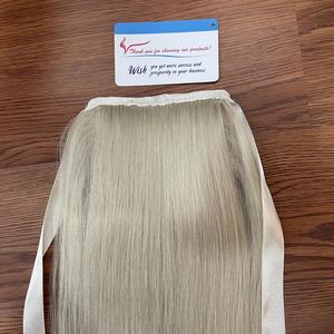 Extension de cheveux queue de cheval chaude droite couleur argent et couleur noire naturelle de qualité supérieure disponible en stock maintenant en vente jusqu'à 20% - Product Image 6