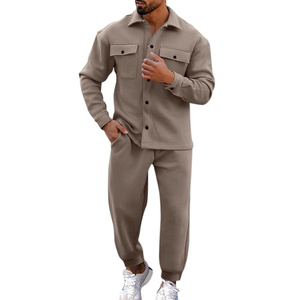 Survêtements d'hiver légers pour hommes de qualité supérieure, 100 % coton, écologiques, unis, respirants et à séchage rapide, vente en gros - Product Image 2