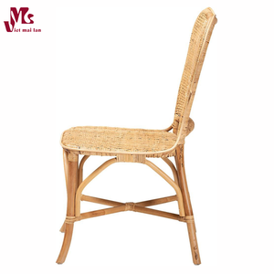 New Design Handwicker <b>Rattan</b> Dining <b>Chair</b> Elegant Furniture for Kitchen Boho Style Wholesale From Vietnam Artisans - Product Image 6