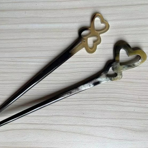 ACCESSOIRES DE CHEVEUX EN CORNE DE BUFFLE POLI CONÇUS Fourchette À Cheveux Bâton Barrettes Clips pour Bijoux Matiss Coiffure - Product Image 1