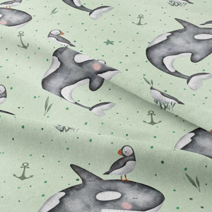 Tùy chỉnh in kỹ thuật số đôi vải polyester chải không có moq mẫu miễn phí - Product Image 1