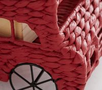 Panier de rangement en jacinthe d'eau pour enfants, design 2024, magnifique panier de rangement naturel pour jouets, emballage OEM au Vietnam