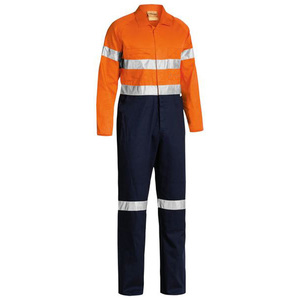 DNC ผ้าคลุมผ้าฝ้ายสองสี Hi VIS ทั้งหมด3M R เทปผ้าฝ้ายสองตัน Hi VIS Workwear ทั้งหมด - Product Image 1