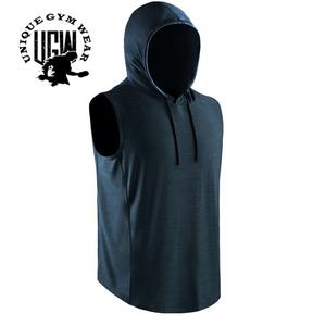 Latest Styles Men's Sleeveless Hooded <b>Gym</b> <b>Hoodies</b>-Custom High Quality Fleece Eco-Friendly Quick Dry UNIQUE <b>GYM</b> WEAR - Product Image 6