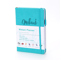 Vente flash - Carnet personnalisable en cuir PU avec couverture rigide en papier ivoire A5 et bande élastique