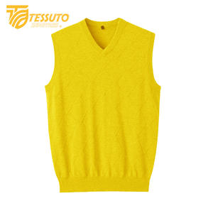 Nouveau design Hommes chandails mode porter pull tricoté tenue décontracté hiver extérieur haut haute qualité vêtements chandails sans manches - Product Image 5