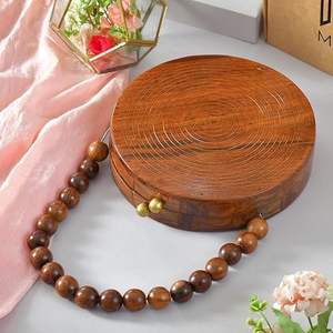 กระเป๋าถือไม้ทันสมัยสำหรับผู้หญิงกระเป๋าคลัทช์กล่องไม้ที่เรียบง่ายและใช้งานได้นานเหมาะสำหรับโอกาสพิเศษในราคาที่ดีที่สุด - Product Image 4