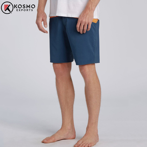 กางเกงขาสั้นลำลองพิมพ์ลายสำหรับผู้ชาย ผ้าฝ้าย 100% แห้งเร็ว ระบายอากาศได้ดี เอวกลาง มีเชือกผูก เป็นมิตรกับสิ่งแวดล้อม ป้องกันรอยยับ รับผลิตแบบ OEM - Product Image 5