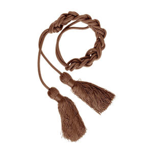 Cordón litúrgico con borlas moradas personalizado, cordón cruzado pectoral con borlas - Product Image 3