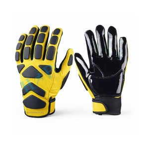 Ultra-Sticky Supert Grip Palm Padded Breathable Impact American Football Lineman <b>Gloves</b> Padded Lineman American Football <b>Gloves</b> - Product Image 5