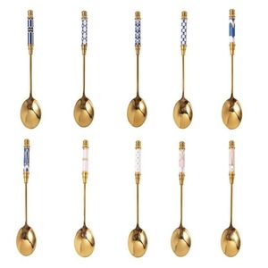 Elegante juego de cubiertos con mango y elegantes cabezales de acero inoxidable, perfecto para cenas modernas, bodas y regalos - Product Image 6