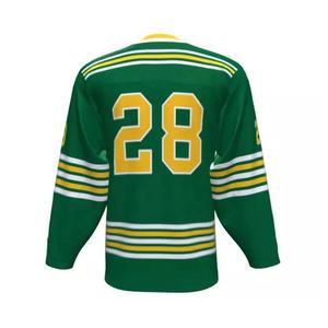 Directo de fábrica de alta calidad personalizable hockey sobre hielo Jersey 100% poliéster adultos uniforme con logotipo bordado personalizado al por mayor - Product Image 4