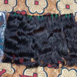 Extensiones de cabello humano suelto Remy indio Super doble dibujado solo donante estilo de onda de agua cruda tramas profundas - Product Image 4