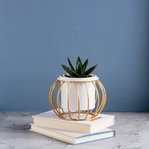 AK pirinç standart ev ve otel dekorasyon için tel altın Metal ve cam eşya vazo yeni tasarımcı şık çiçek vazo