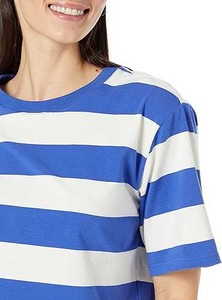 T-shirt court décontracté de haute qualité T-shirt à manches courtes à col rond pour femmes Top Fashion Wholesale for Ladies - Product Image 3