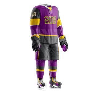 เครื่องแบบฮ็อกกี้น้ำแข็งสำหรับผู้ชายและปรับแต่งโลโก้พลัสไซส์ชุดฮ็อกกี้น้ำแข็งสำหรับผู้ใหญ่ - Product Image 5