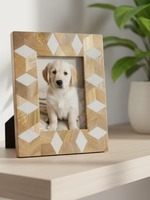 Cadre photo en corne naturelle fait main de qualité supérieure, style viking, pour la décoration de la maison et du bureau