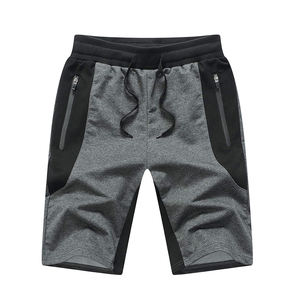 กางเกงขาสั้นขนแกะสำหรับผู้ชายผ้าเฟรนช์เทอร์รี่เอวยางยืดมีเชือกผูกเพื่อความสบายสูงสุดและสไตล์ลำลองในชีวิตประจำวันที่สมบูรณ์แบบ - Product Image 1