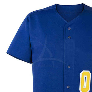 ชุดเบสบอลผ้า100% โพลีเอสเตอร์สำหรับผู้ชายชุดเบสบอลน้ำหนักเบาระบายอากาศได้ดีโลโก้ตามสั่ง - Product Image 2