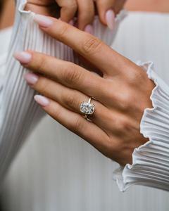 11x9mm Elongated Cushion Cut Moissanite <b>Solitaire</b> Engagement <b>Ring</b> in Classic Four Prong Gold Setting | Bridal Fine Jewelry - Product Image 3